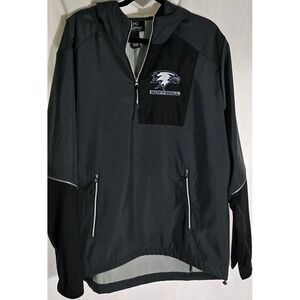 X Grain Jacket XL Black Gray‎ Athletic Outdoors Training Eagles Softball Hooded
